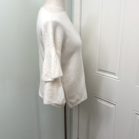 Madewell Tiered Ruffle Sleeve Sweater - Picture 5 of 10